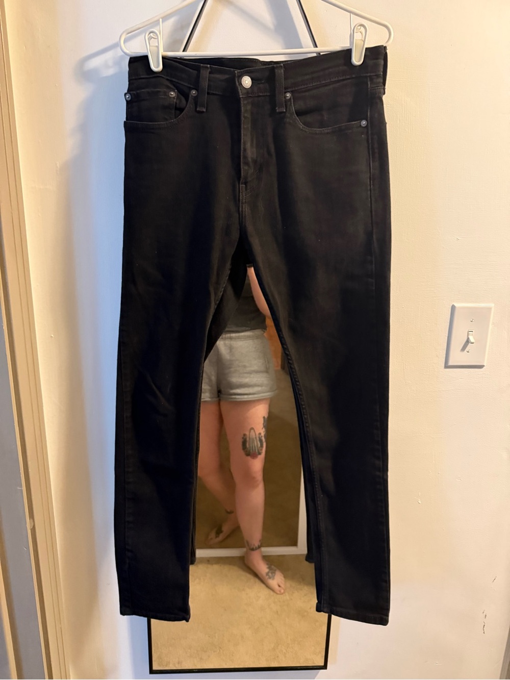 Mens Levi’s Black 510 Skinny Jeans